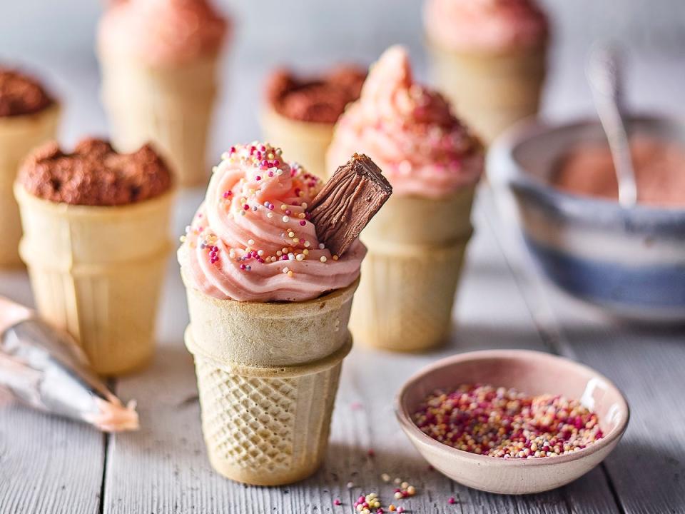 Can’t decide whether you fancy a cupcake or an ice cream? Have both with this fun recipe (Camp Coffee)