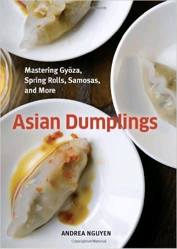 Asian Dumplings: Mastering Gyoza, Spring Rolls, Samosas, and More<br />$20.00, <a href="https://www.amazon.com/Asian-Dumplings-Mastering-Spring-Samosas/dp/1580089755/ref=sr_1_3?s=books&amp;ie=UTF8&amp;qid=1480612247&amp;sr=1-3&amp;keywords=dumpling+recipe+book" target="_blank">Amazon.</a>