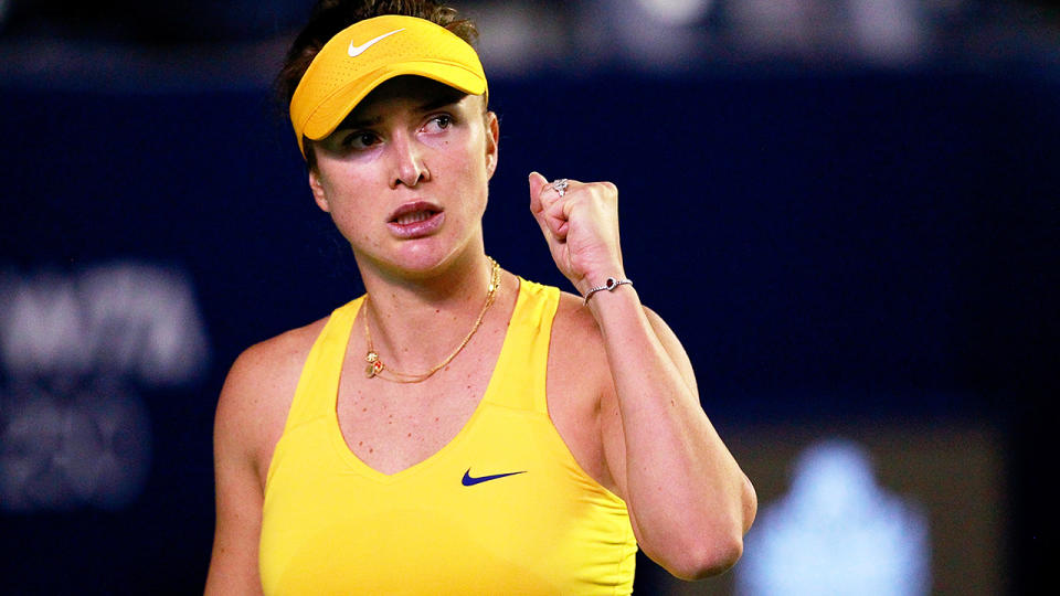 Ukrainian star Elina Svitolina says it is her 'mission' to unite the tennis world behind Ukraine amid Russia'a invasion of her home country. (Photo by Gonzalo Gonzalez/Jam Media/Getty Images)