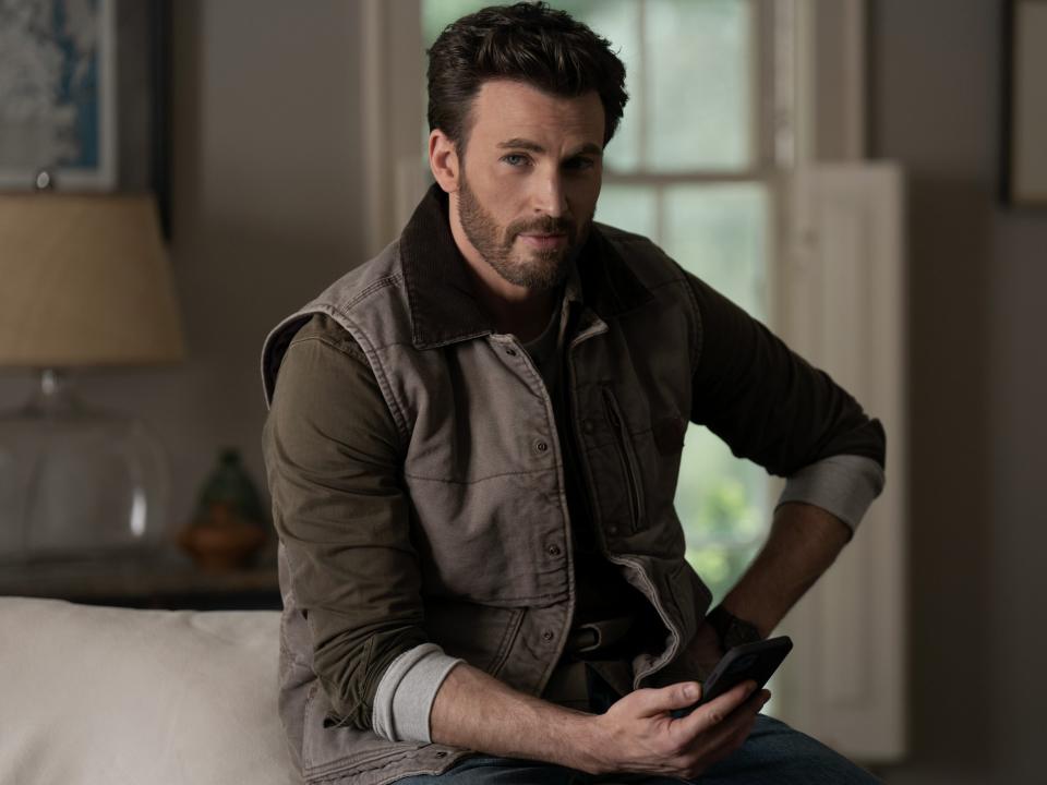 Chris Evans as Cole Turner in "Ghosted."