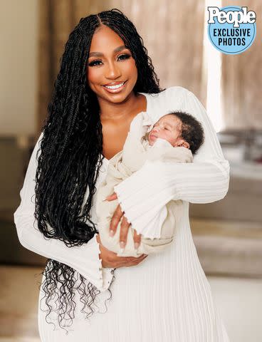 <p>Courtesy of The Jeffersons | Credit: Marrica Evans</p> JaLisa Vaughn-Jefferson and her son