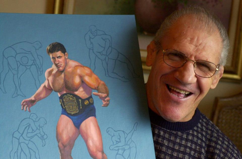 <p><span>The late, great Bruno Sammartino got his start in bodybuilding and strongman stunts. He began lifting in high school to avoid bullies and quickly became “The Strongest Man In The World.” By the time he entered the wrestling world, Sammartino was practically a living legend.</span> </p>