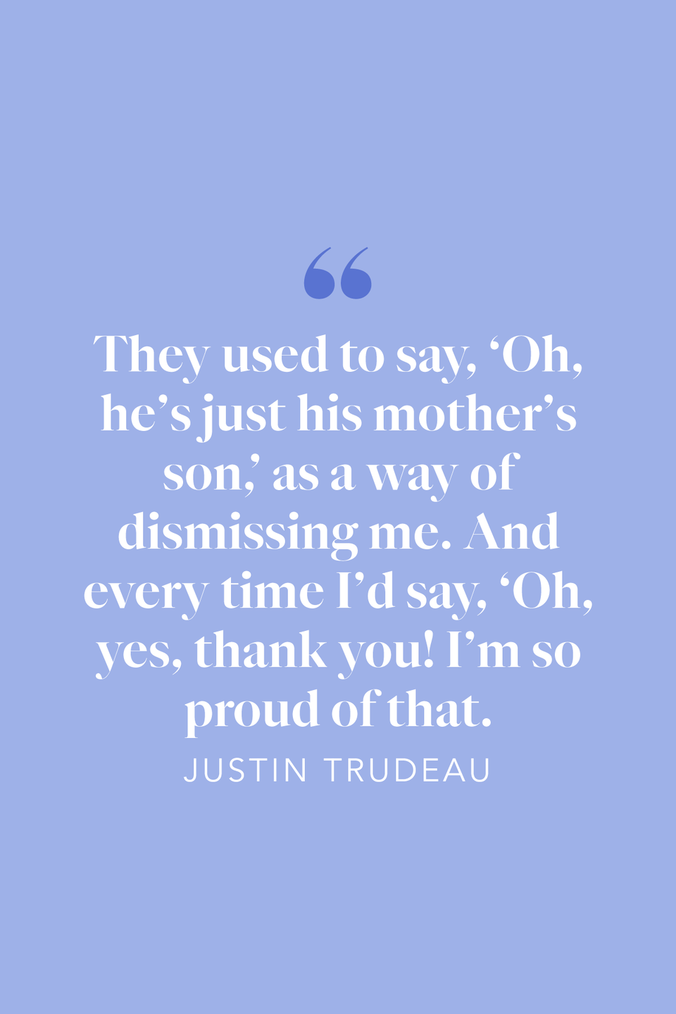 Canadian Prime Minister Justin Trudeau