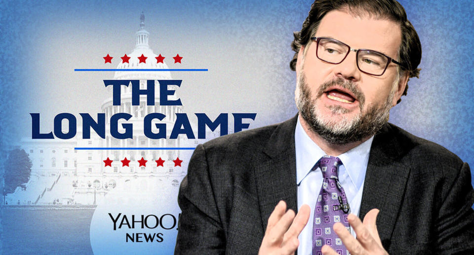 Jonah Goldberg (Photo illustration: Yahoo News; photo: William B. Plowman/NBC/NBC NewsWire via Getty Images)