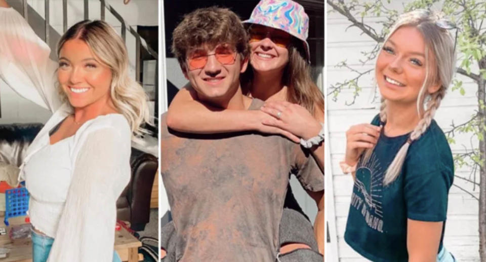 Victims Kaylee Goncalves, Maddie Mogen, Xana Kernodle and Ethan Chapin seen smiling in social media pictures. 