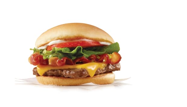 Jr. Bacon Cheeseburger<p>wendys</p>