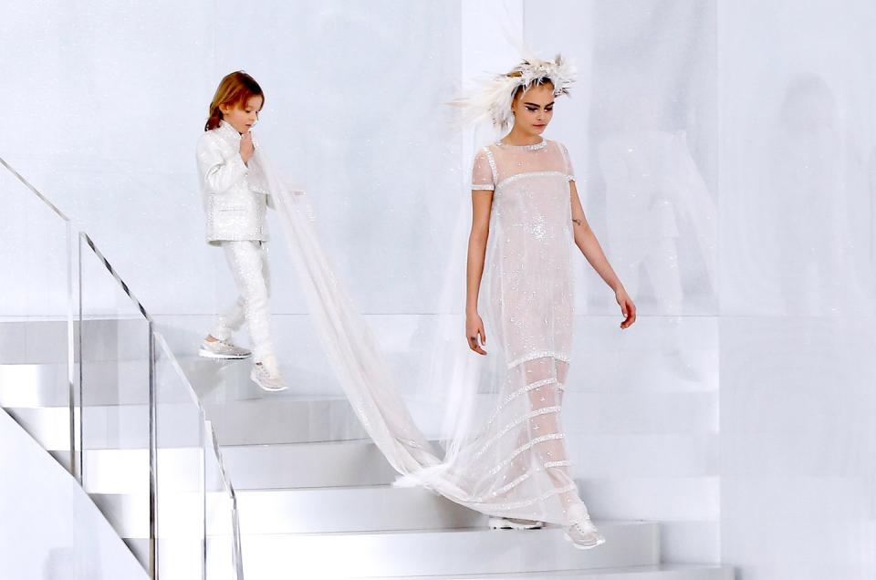 2014: Karl Lagerfeld's godson becomes a Chanel runway staple