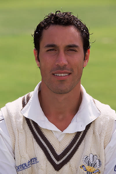 The English all-rounder made his Test debut alongside his brother Adam in 1997. After a promising start to his career, Hollioake died in a car crash in Perth in 2002 at the age of 24.