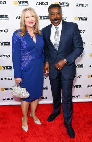 <p>JC Olivera/Variety via Getty </p> Linda Kingsberg and her husband Ernie Hudson in February