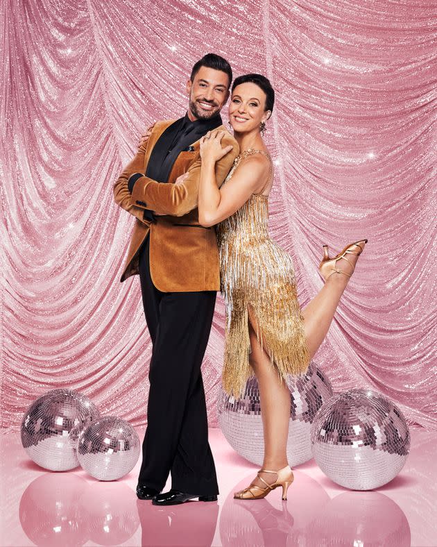 Amanda Abbington with Strictly Come Dancing partner Giovanni Pernice 