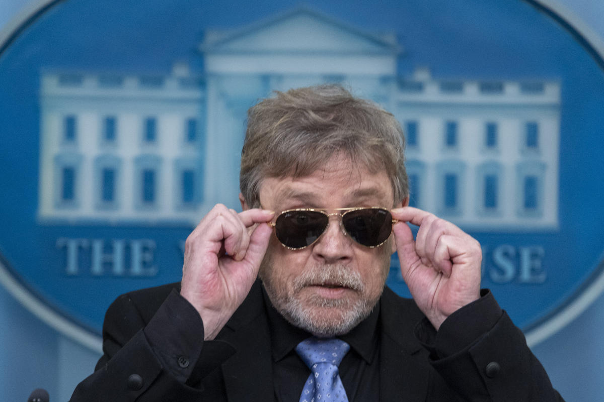 Mark Hamill, Star Wars actor, meets with Joe Biden in the Oval Office to discuss Biden\'s legislative record, thrilling Star Wars fans and baffling others.
