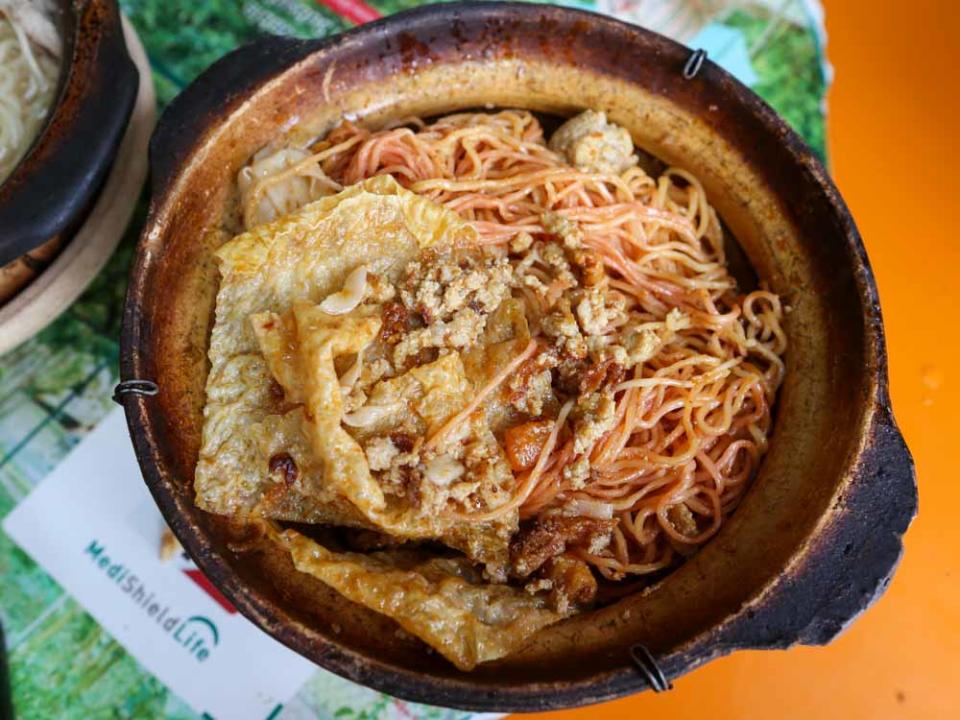 Ah Gong Minced Pork Noodle - dry bak chor mee