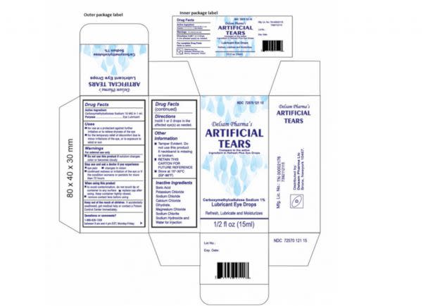 PHOTO: Global Pharma Healthcare is voluntarily recalling Artificial Tears Lubricant Eye Drops, distributed by EzriCare and Delsam Pharma, due to possible contamination. (Global Pharma Healthcare via FDA)