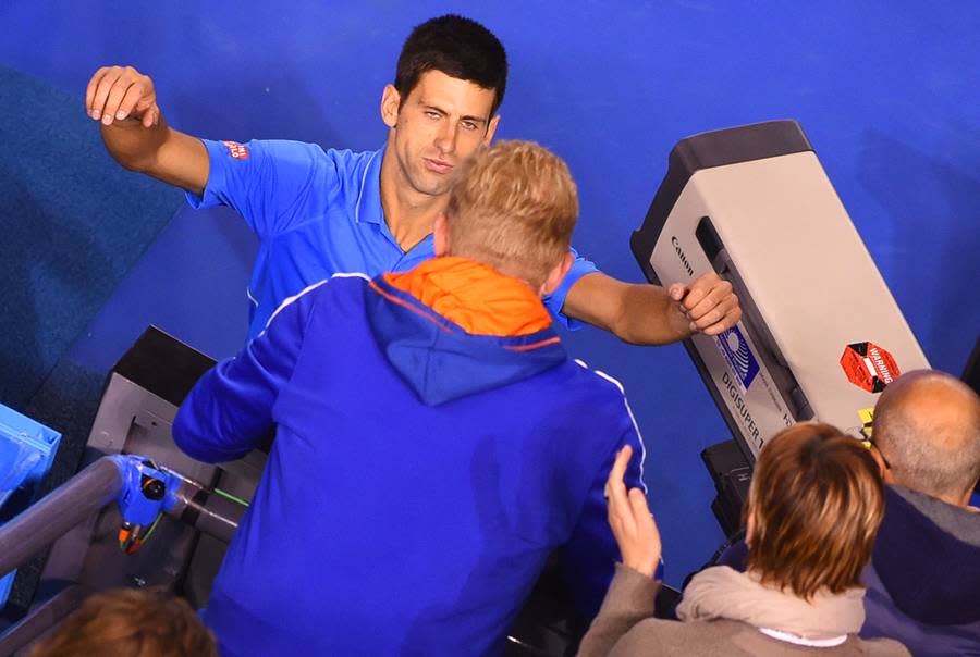 Und Becker führt den Serben 2014 tatsächlich zum Wimbledon-Sieg und wieder an die Spitze der Weltrangliste. 2015 gelingt dem Duo eine Traumsaison mit elf Titeln (davon drei Grand Slams) und einem Sieg bei den ATP Finals