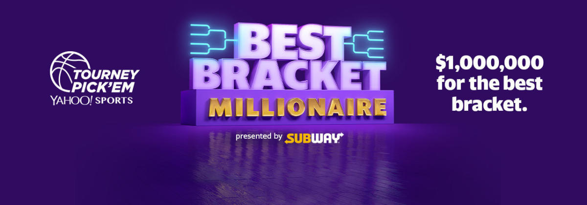 Enter Yahoo's Best Bracket Millionaire contest for your chance at $1  million!