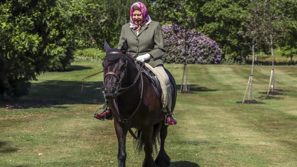 Queen Elizabeth's rides Balmoral Fern