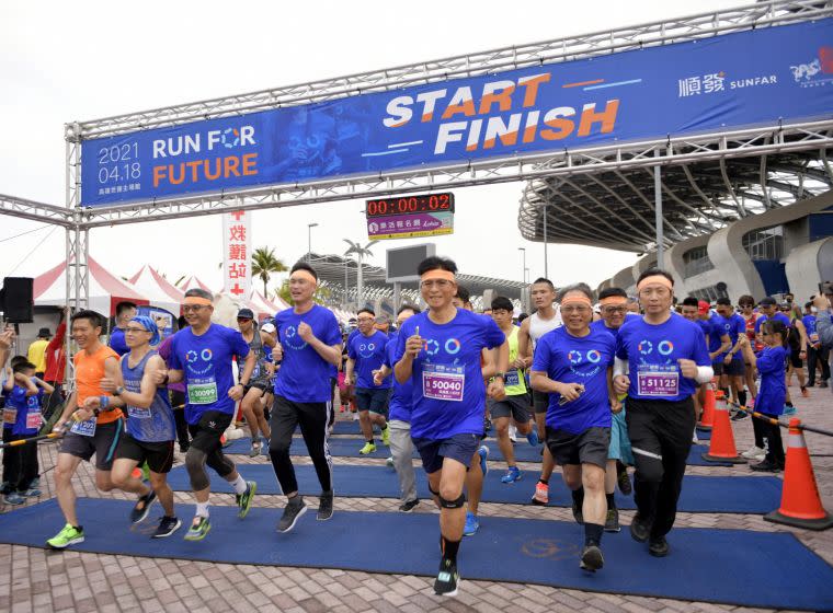 順發X港都公益路跑落幕，3500人齊心為公益而跑。大會提供