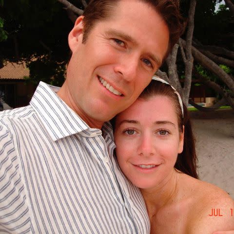 <p>Alyson Hannigan Instagram</p> Alyson Hannigan and Alexis Denisof