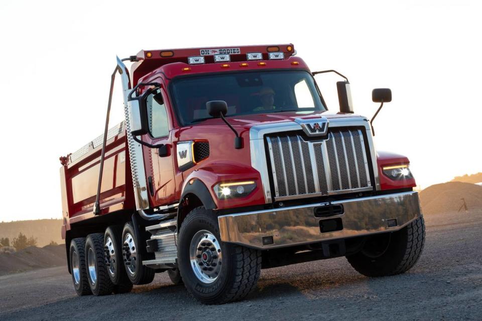 The Western Star 49X is a truck made by Daimler Trucks in Cleveland, NC. Workers from the Oregon-based company are planning to go on strike for more pay. Daimler Trucks
