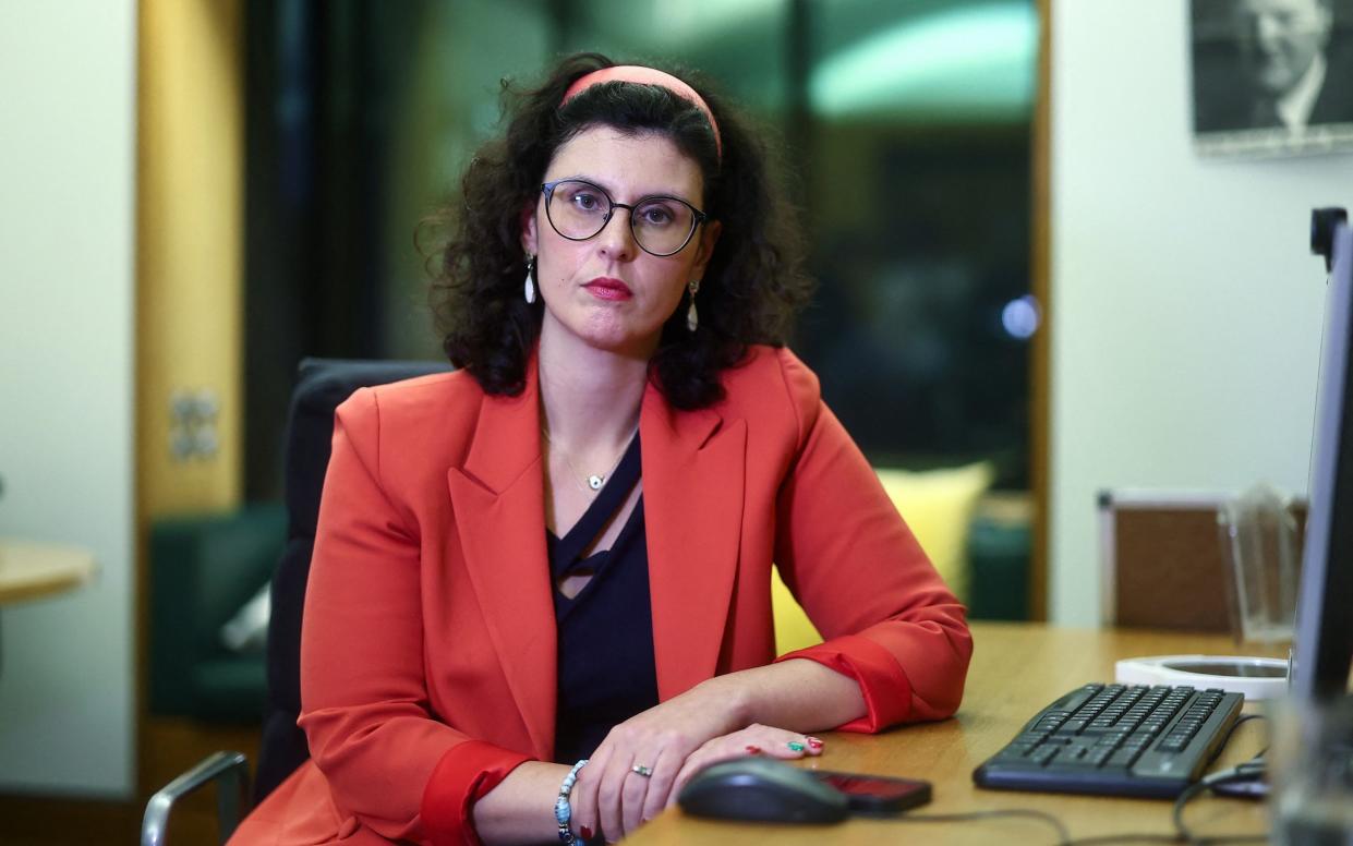 Lib Dems foreign affairs spokeperson, Layla Moran, in her Westminster office in December 2023