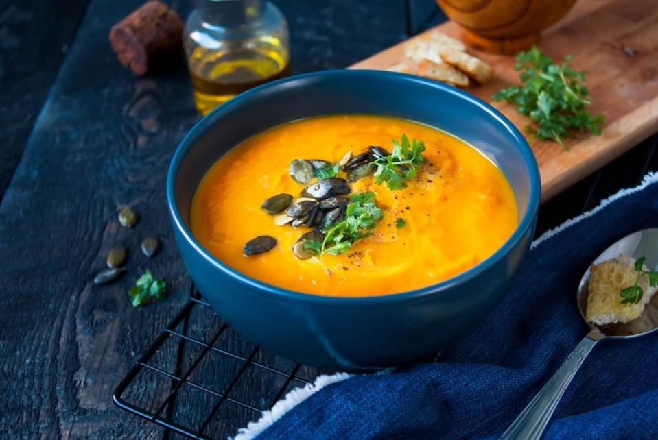 Instant Pot Curried Pumpkin Soup