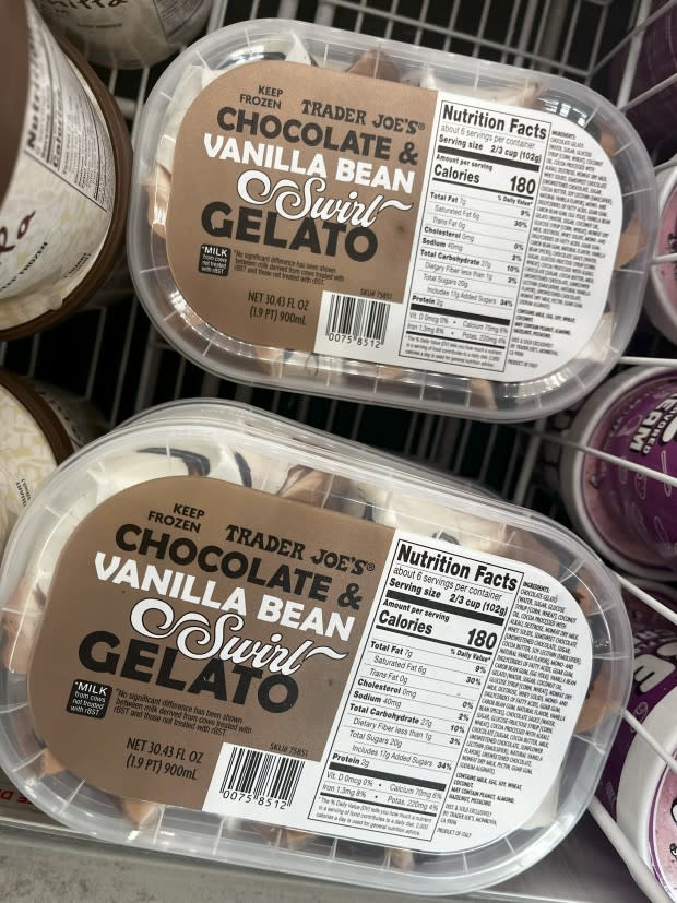 Chocolate & Vanilla Bean Swirl Gelato<p>Courtesy of Jessica Wrubel</p>