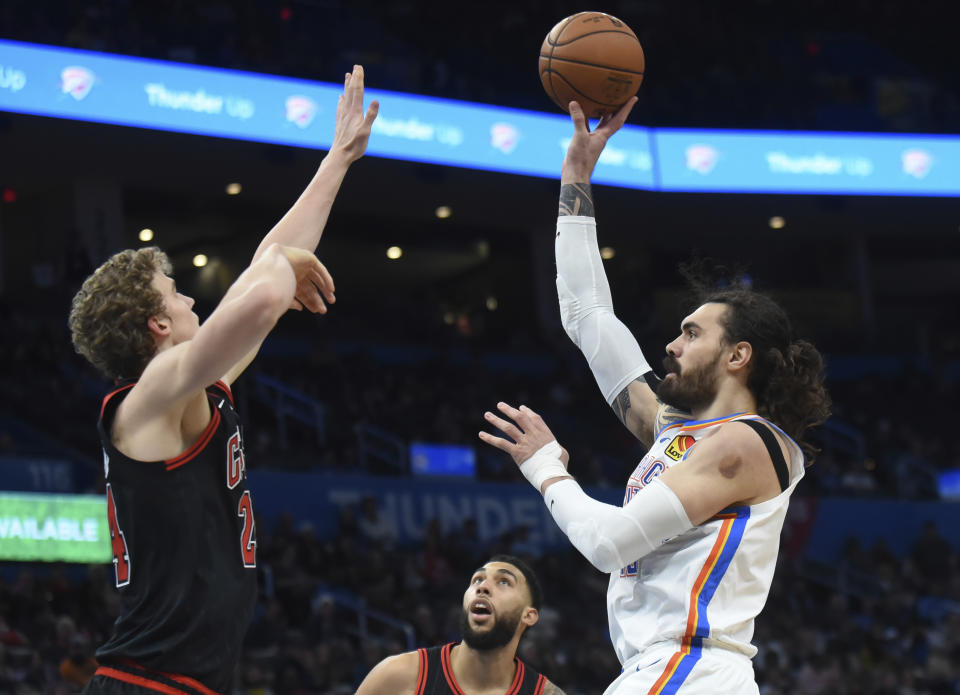 Standing at the free throw line with the game hanging in the balance, Steven Adams could feel the pressure.