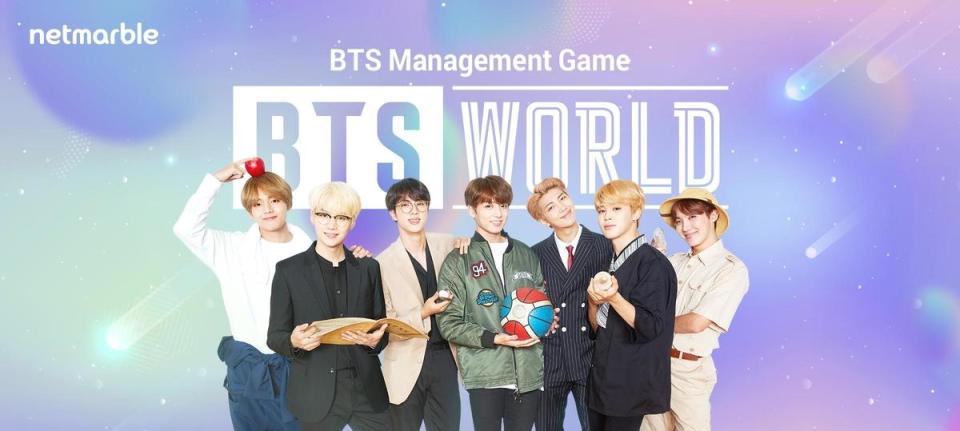 《BTS WORLD》遊戲推出後的14小時，便創下橫跨北美、歐洲、亞洲等33地區iOS免費遊戲下載排行第1名的成績。（網石公司提供）