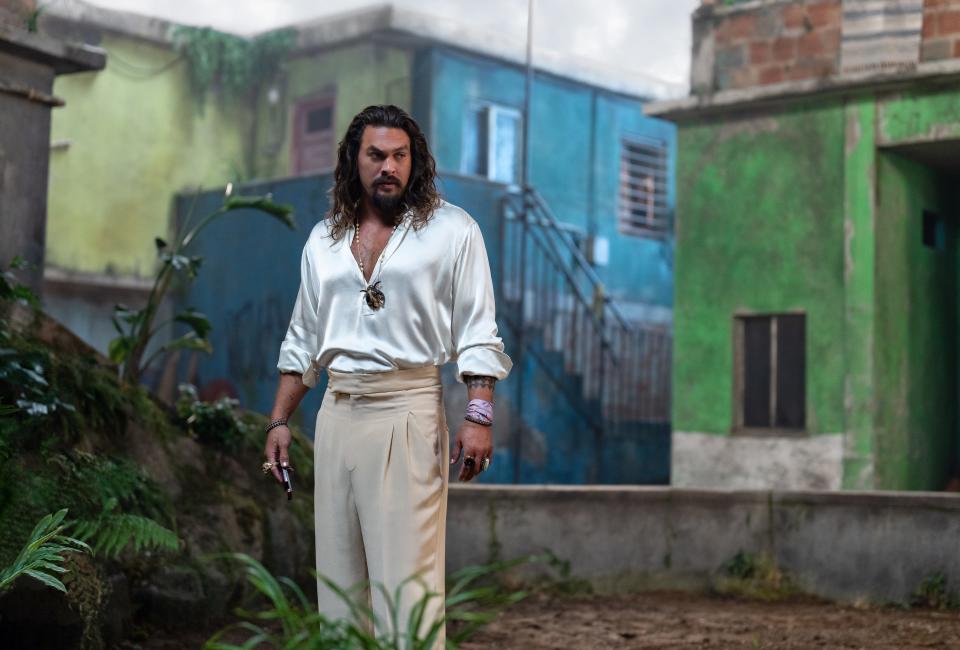 Jason Momoa in "Fast X" as Dante.