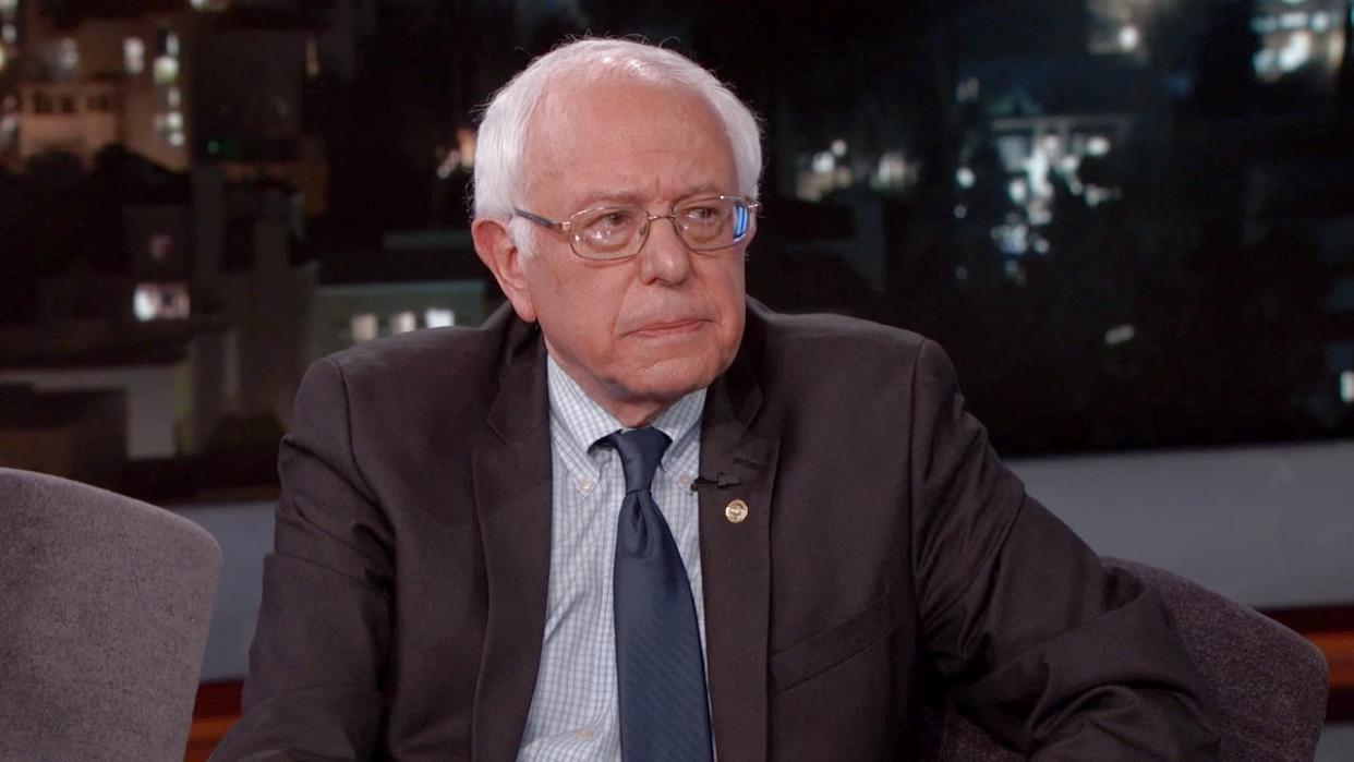 'Jimmy Kimmel Live!': Senator Bernie Sanders Responds to the Brussels Terror Attack