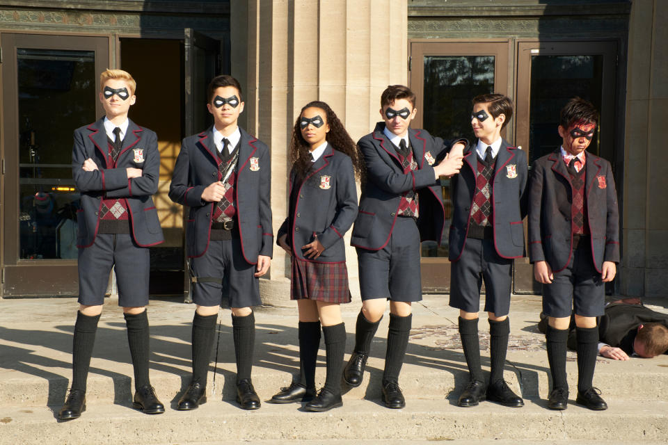 The cast of "The Umbrella Academy"