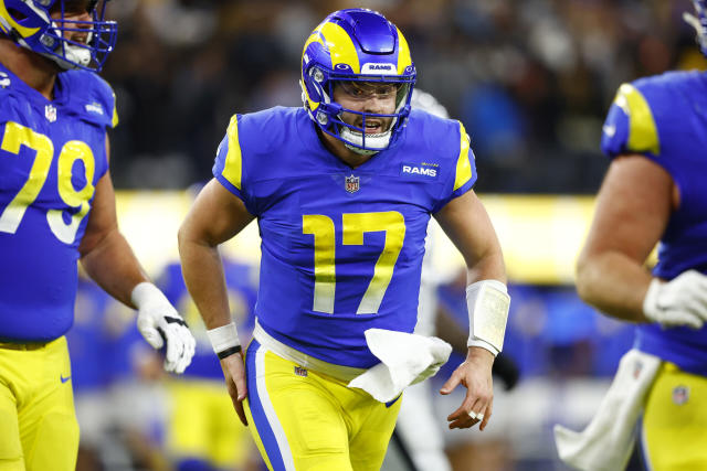 Baker Mayfield back to work with Rams after big debut win