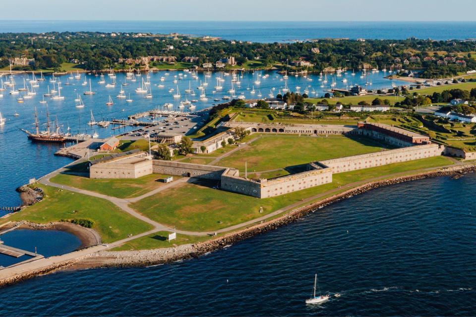 Visit Fort Adams State Park.