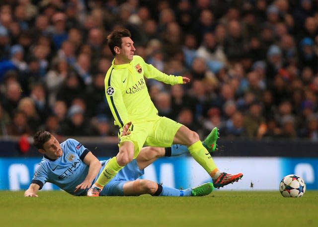 Soccer – UEFA Champions League – Round of 16 – First Leg – Manchester City v Barcelona – Etihad Stadium