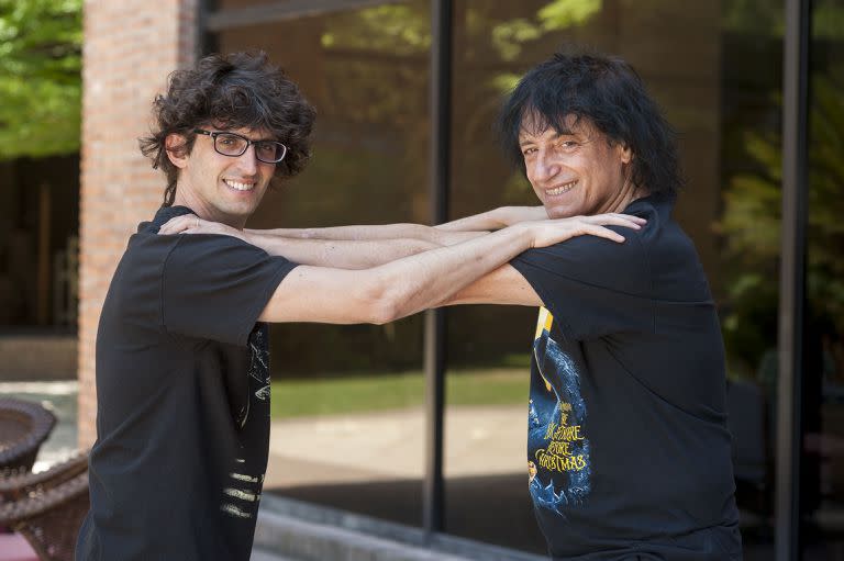 Damián y Ángel Mahler: los músicos se preparan para ofrecer una experiencia poco usual en el Luna Park