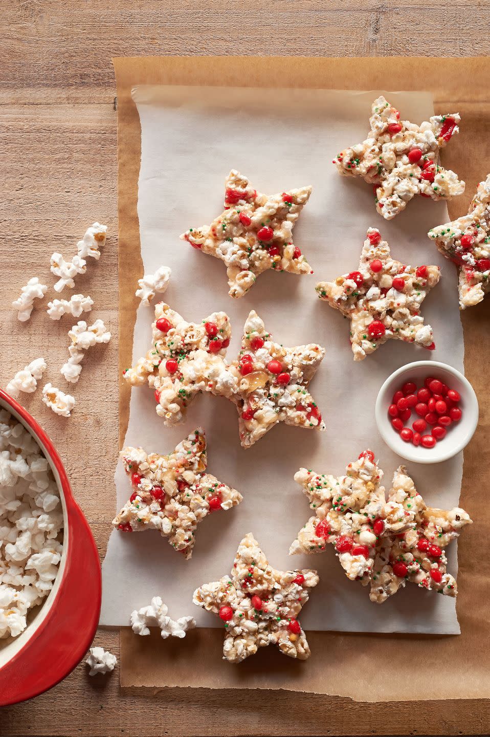 Candied Popcorn Stars