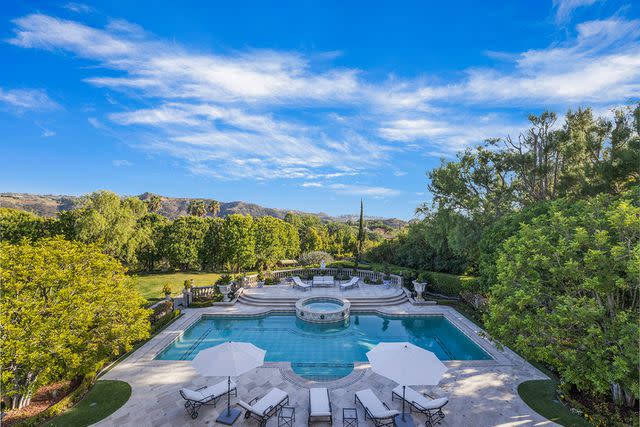 <p>courtesy compass</p> Rod Stewart's Beverly Park home