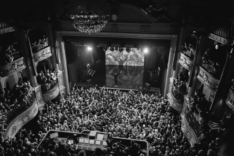 Kanye West performs at Koko Theater, in London