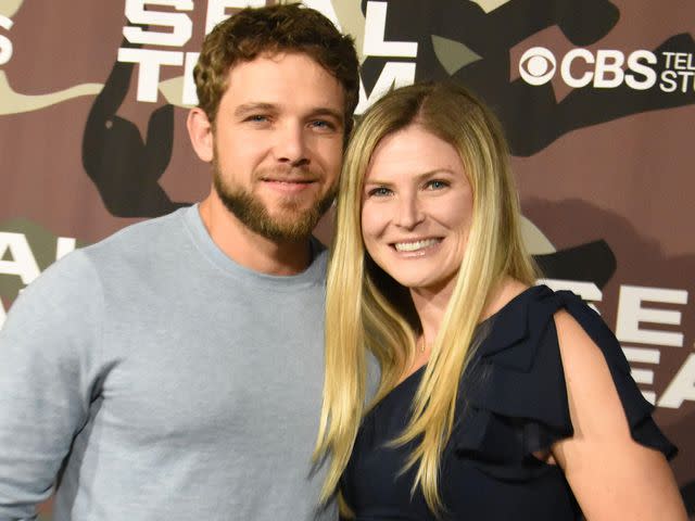 <p>Barry King/Alamy</p> Max Thieriot and Lexi Murphy attend CBS's 'Seal Team' Premiere on February 25, 2020 in Hollywood, California.