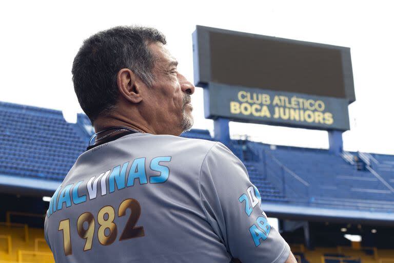 Víctor “Mono” Villagra, reconocido hincha de Boca y excombatiente de la Guerra de Malvinas