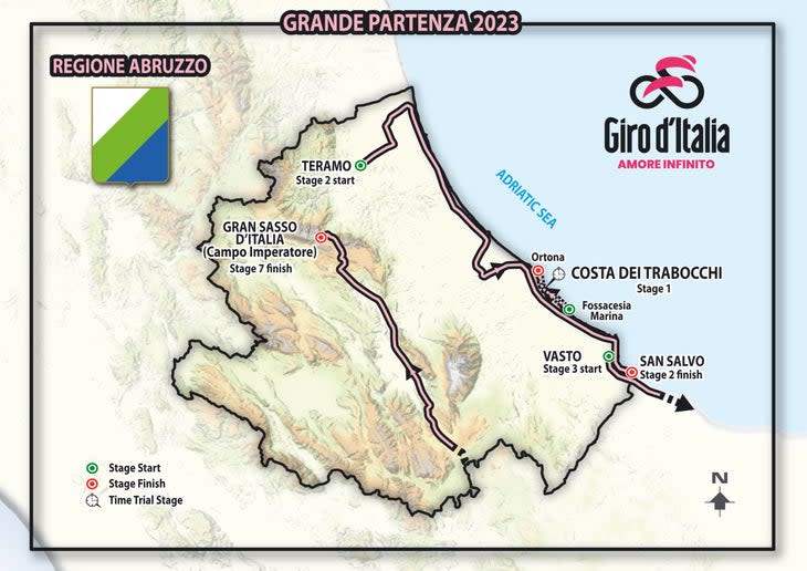 <span class="article__caption">The 2023 Giro will start on ‘home roads.’</span> (Photo: RCS Sport)