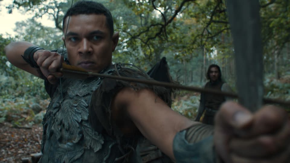 Ismael Cruz Córdova as Arondir in the 'Lord of the Rings: Rings of Power' Season 2 trailer. - Prime Video