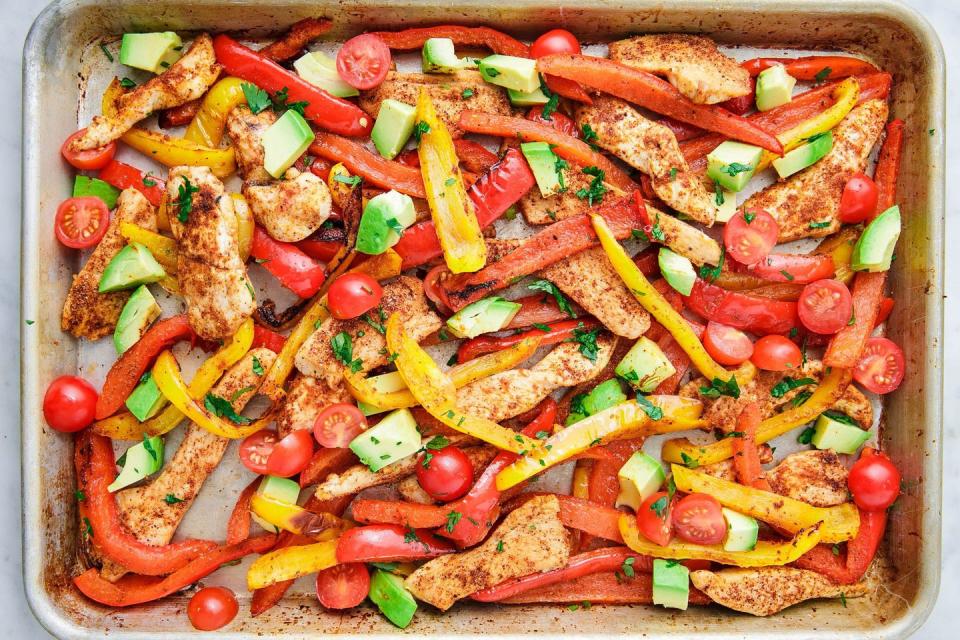 Sheet-Pan Chicken Fajitas