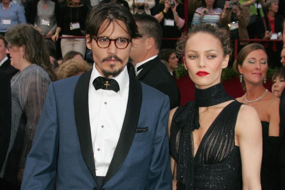 Depp with Vanessa Paradis (Getty Images)