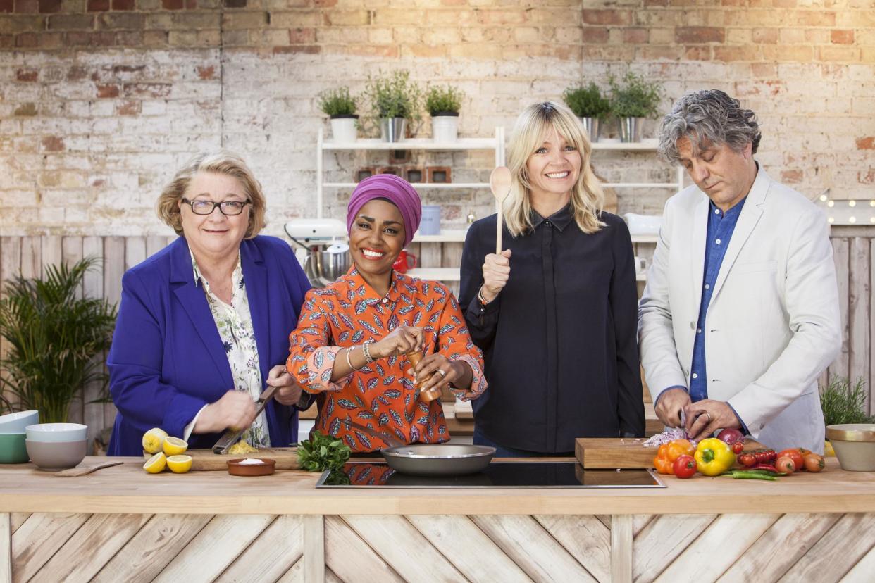 The BBC moved their new cooking show, presented by Rosemary Shrager, Nadiya Hussain, Zoe Ball and Giorgio Locatelli: BBC