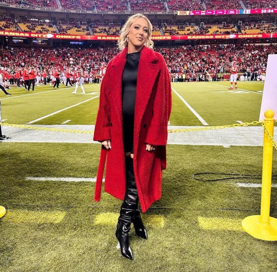 Pregnant Brittany Mahomes Spends Time with Patrick Mahomes' Family Ahead of Sunday Night Football