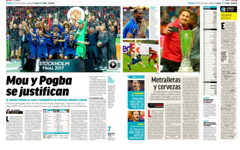 How Marca reported on United's triumph