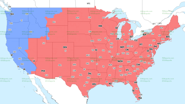 Here's the TV broadcast map for Rams vs. Seahawks in Week 1