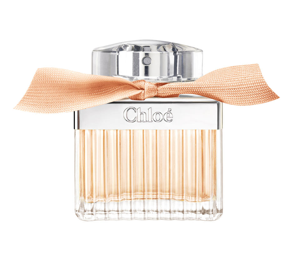 <p>A spritz of this pretty perfume will transport you to a fancy department store.</p> <p><strong>Buy It! </strong><a href="https://www.sephora.com/product/chloe-tangerine-rose-eau-de-toilette-P461931" rel="sponsored noopener" target="_blank" data-ylk="slk:Chloé Eau de Toilette Rose Tangerine, $95 for 1.6 oz; sephora.com;elm:context_link;itc:0;sec:content-canvas" class="link ">Chloé Eau de Toilette Rose Tangerine, $95 for 1.6 oz; sephora.com</a></p>