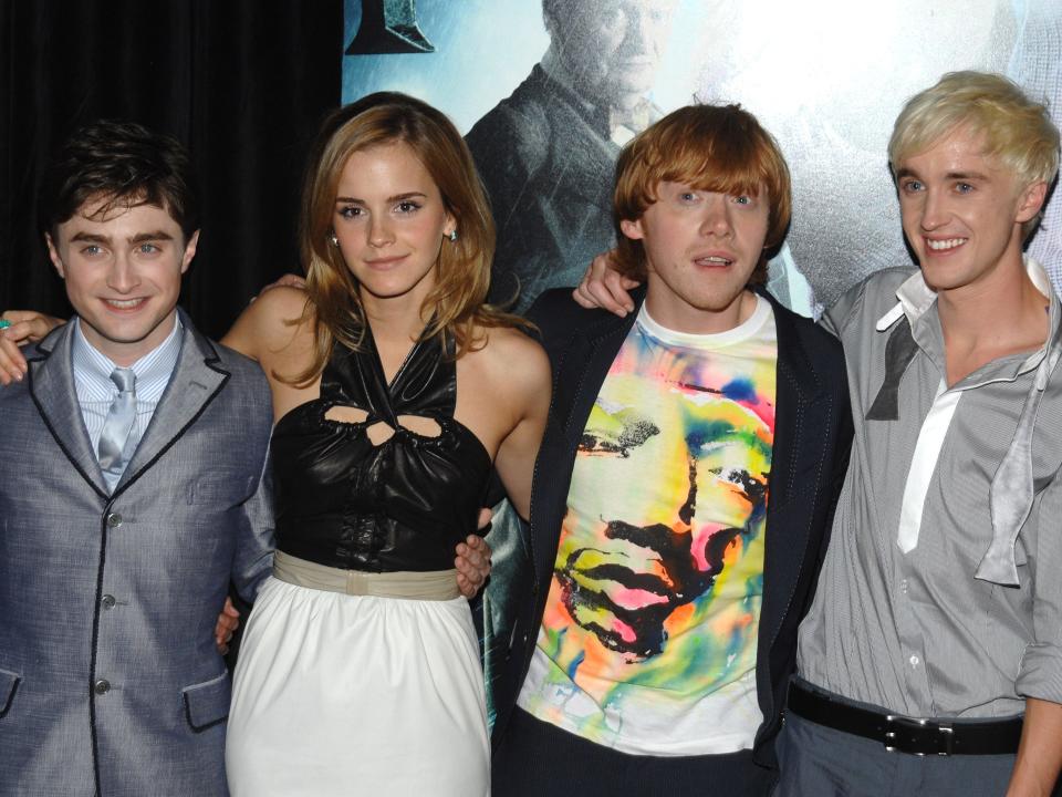 daniel radcliffe, emma watson, rupert grint, tom felton 2009